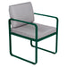 Fermob Bellevie Fauteuil Repas 2022 Vert cèdre 02 Gris flanelle 79 