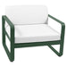 Fermob Bellevie Fauteuil Vert cèdre 02 Blanc grisé 81 