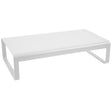 Fermob Bellevie Grande Table basse 138 x 80cm Blanc coton 01 