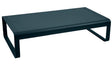Fermob Bellevie Grande Table basse 138 x 80cm Bleu acapulco 21 