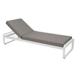 Fermob Bellevie Lit de soleil Blanc coton 01 Taupe grisé B8 