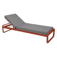 Fermob Bellevie Lit de soleil Ocre rouge 20 Gris flanelle 79 