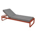 Fermob Bellevie Lit de soleil Ocre rouge 20 Gris flanelle 79 