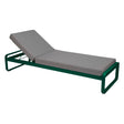 Fermob Bellevie Lit de soleil Vert cèdre 02 Gris flanelle 79 