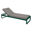 Fermob Bellevie Lit de soleil Vert cèdre 02 Taupe grisé B8 