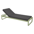 Fermob Bellevie Lit de soleil Vert tilleul 65 Gris graphite A3 