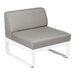 Fermob Bellevie Module central 1 place Blanc coton 01 Taupe grisé B8 