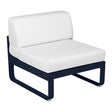 Fermob Bellevie Module central 1 place Bleu abysse 92 Blanc grisé 81 