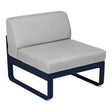Fermob Bellevie Module central 1 place Bleu abysse 92 Gris flanelle 79 