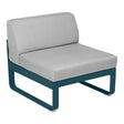 Fermob Bellevie Module central 1 place Bleu acapulco 21 Gris flanelle 79 