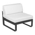 Fermob Bellevie Module central 1 place Carbone 47 Blanc grisé 81 