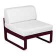 Fermob Bellevie Module central 1 place Cerise noire B9 Blanc grisé 81 