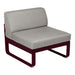 Fermob Bellevie Module central 1 place Cerise noire B9 Taupe grisé B8 