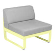 Fermob Bellevie Module central 1 place Citron givré A6 Gris flanelle 79 