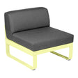 Fermob Bellevie Module central 1 place Citron givré A6 Gris graphite A3 