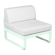 Fermob Bellevie Module central 1 place Menthe glaciale A7 Blanc grisé 81 