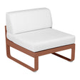 Fermob Bellevie Module central 1 place Ocre rouge 20 Blanc grisé 81 