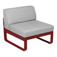 Fermob Bellevie Module central 1 place Piment 43 Gris flanelle 79 