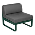 Fermob Bellevie Module central 1 place Vert cèdre 02 Gris graphite A3 