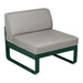 Fermob Bellevie Module central 1 place Vert cèdre 02 Taupe grisé B8 