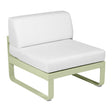 Fermob Bellevie Module central 1 place Vert tilleul 65 Blanc grisé 81 