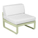 Fermob Bellevie Module central 1 place Vert tilleul 65 Blanc grisé 81 