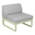 Fermob Bellevie Module central 1 place Vert tilleul 65 Gris flanelle 79 