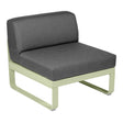 Fermob Bellevie Module central 1 place Vert tilleul 65 Gris graphite A3 