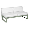 Fermob Bellevie Module central 2 places Cactus 82 Blanc grisé 81 