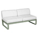 Fermob Bellevie Module central 2 places Cactus 82 Blanc grisé 81 