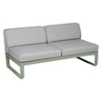 Fermob Bellevie Module central 2 places Cactus 82 Gris flanelle 79 