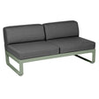 Fermob Bellevie Module central 2 places Cactus 82 Gris graphite A3 
