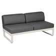 Fermob Bellevie Module central 2 places Gris argile A5 Gris graphite A3 