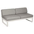 Fermob Bellevie Module central 2 places Gris argile A5 Taupe grisé B 