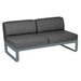 Fermob Bellevie Module central 2 places Gris orage 26 Gris graphite A3 