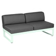 Fermob Bellevie Module central 2 places Menthe glaciale A7 Gris graphite A3 