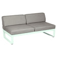 Fermob Bellevie Module central 2 places Menthe glaciale A7 Taupe grisé B 
