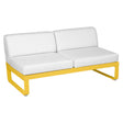 Fermob Bellevie Module central 2 places Miel C6 Blanc grisé 81 