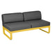 Fermob Bellevie Module central 2 places Miel C6 Gris graphite A3 