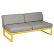 Fermob Bellevie Module central 2 places Miel C6 Taupe grisé B 
