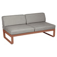 Fermob Bellevie Module central 2 places Ocre rouge 20 Taupe grisé B 