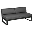 Fermob Bellevie Module central 2 places Réglisse 42 Gris graphite A3 
