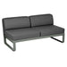 Fermob Bellevie Module central 2 places Romarin 48 Gris graphite A3 
