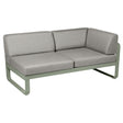 Fermob Bellevie Module d'angle - droit 2 places Cactus 82 Taupe grisé B8 