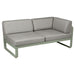 Fermob Bellevie Module d'angle - droit 2 places Cactus 82 Taupe grisé B8 
