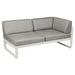 Fermob Bellevie Module d'angle - droit 2 places Gris argile A5 Taupe grisé B8 