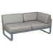 Fermob Bellevie Module d'angle - droit 2 places Gris orage 26 Taupe grisé B8 