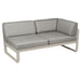 Fermob Bellevie Module d'angle - droit 2 places Muscade 14 Taupe grisé B8 