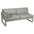 Fermob Bellevie Module d'angle - gauche 2 places Cactus 82 Taupe grisé B8 