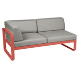 Fermob Bellevie Module d'angle - gauche 2 places Capucine 45 Taupe grisé B8 